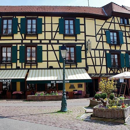 Logis Hotel-Restaurant Du Mouton Ribeauvillé Zewnętrze zdjęcie