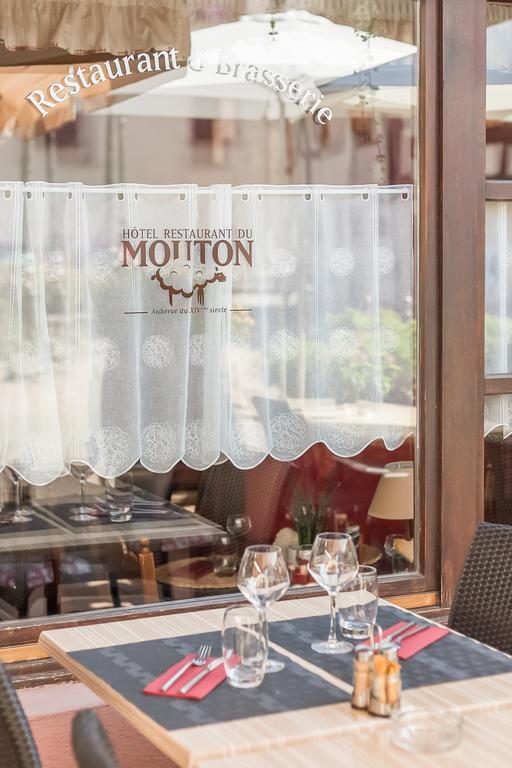 Logis Hotel-Restaurant Du Mouton Ribeauvillé Zewnętrze zdjęcie