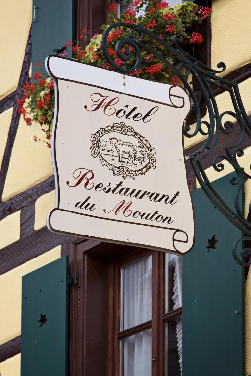 Logis Hotel-Restaurant Du Mouton Ribeauvillé Zewnętrze zdjęcie